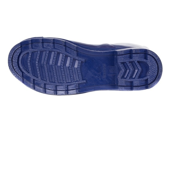 Women's Rainboots, Tall Rubber Rain Boots, RB-3106, Navy - Picture 5 of 6